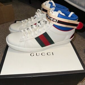 Gucci ace high top mint like new condition